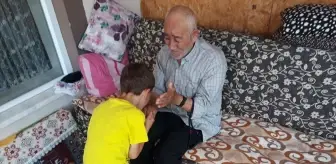 Yahyalı'da Kur'an kursu öğrencileri hasta ve yaşlıları ziyaret etti