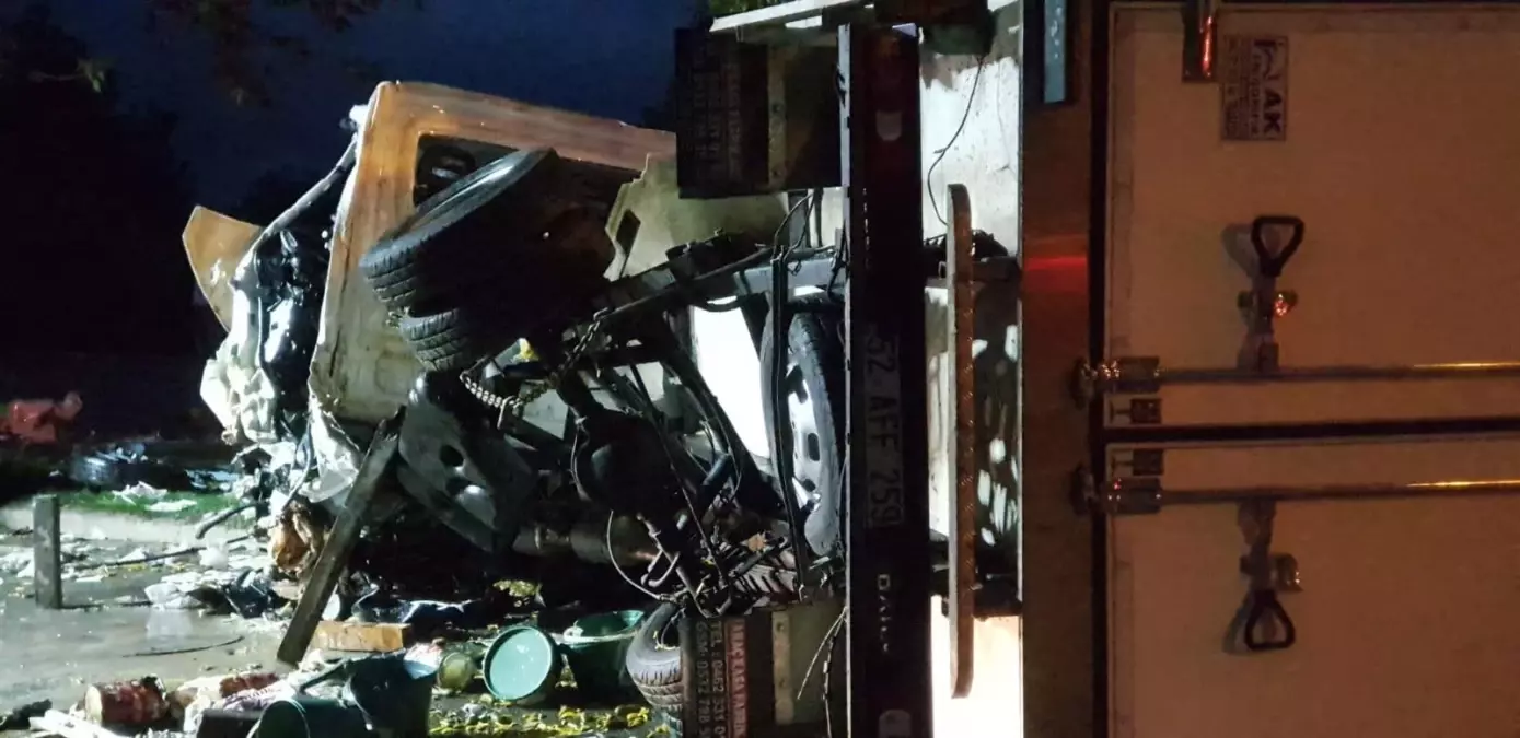 Samsun'da Kamyonet Ağaca Çarptı: 2 Yaralı