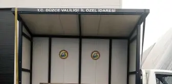 Düzce İl Özel İdaresi Köylerde Durak ve Bank Eksikliklerini Giderdi