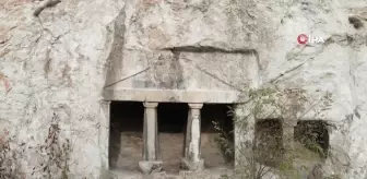 İskilip Kaya Mezarlarında Helenistik Döneme Ait Eros Figürü Bulundu