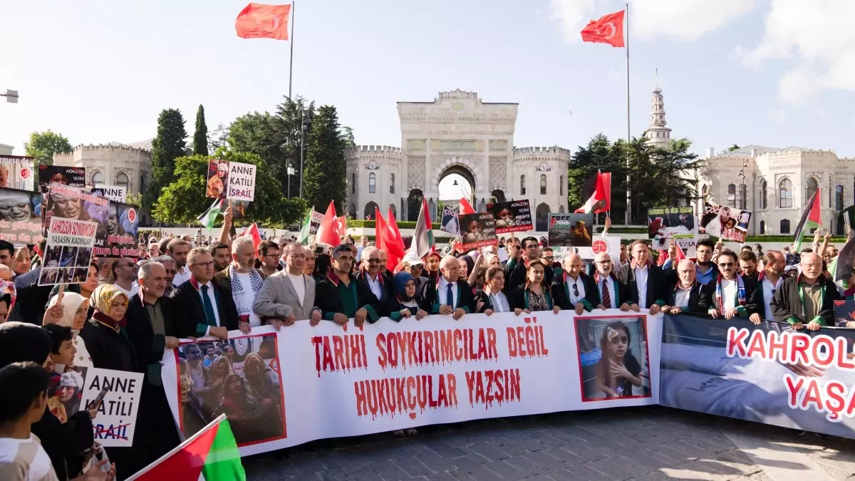 İstanbul 2 No'lu Barosu Gazze için Kampanya Başlattı