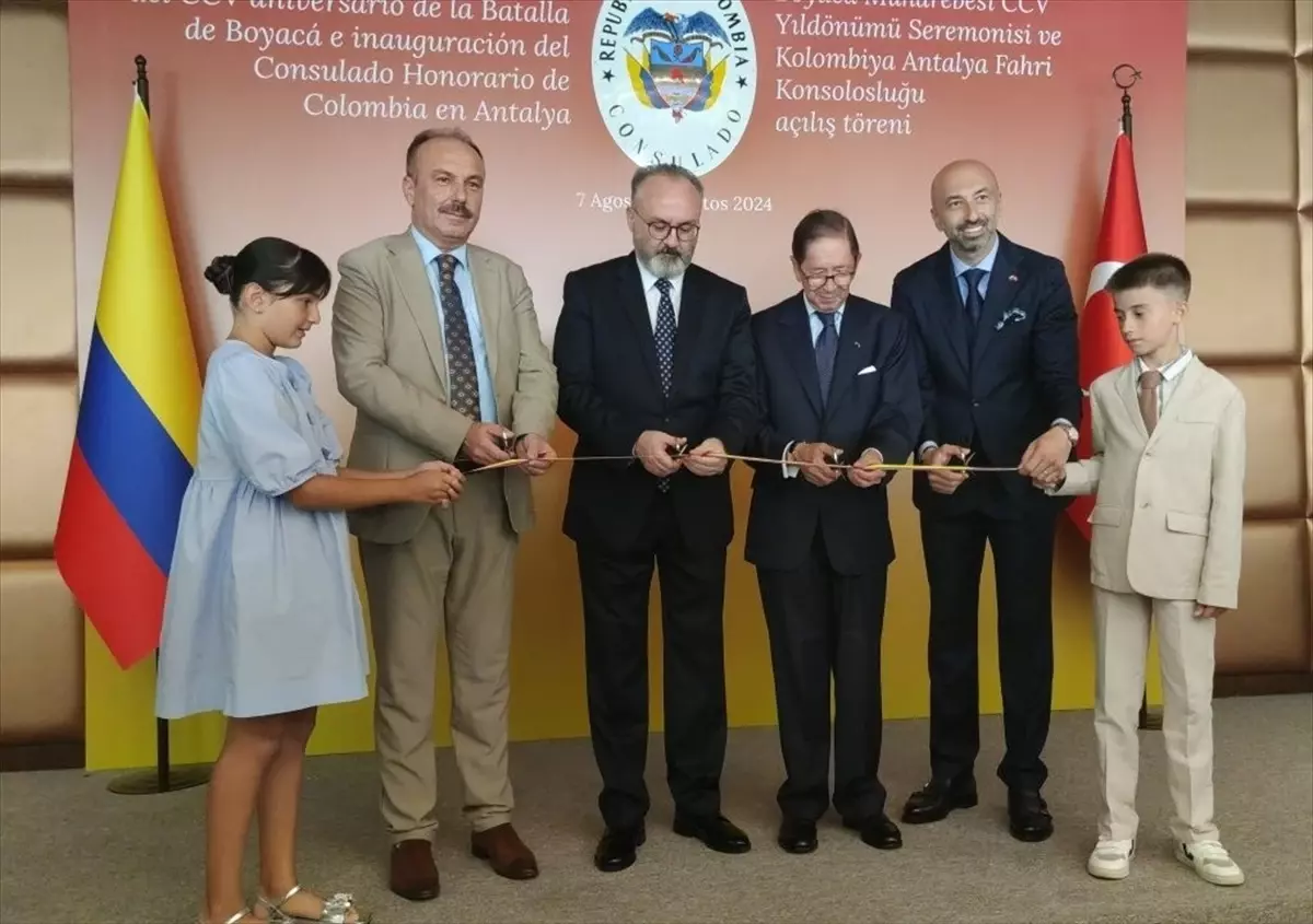 Kolombiya'nın Antalya Fahri Konsolosluğu Açıldı