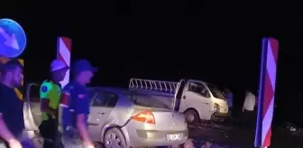 Konya'da otomobil-kamyonet çarpışması: 1 ölü, 7 yaralı