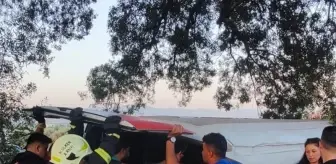 Milas'ta çekici ile tur minibüsü çarpıştı: 6 turist yaralandı