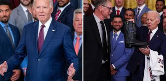 ABD Başkanı Joe Biden, katıldığı etkinlikte sahneden nasıl ayrılacağını bilemedi ve 'şimdi ne yapıyorum?' diye sordu