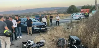 Çanakkale'de Otomobil ve Motosiklet Çarpıştı: 1 Yaralı