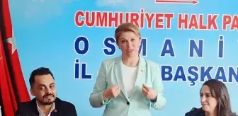 CHP Kadın Kolları Genel Başkanı Asu Kaya Osmaniye'de Partililerle Buluştu