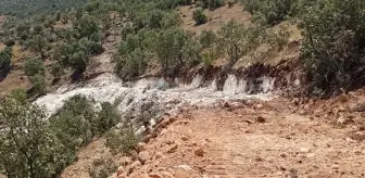 Hasankeyf ilçesine bağlı Palamut köyünde yol yapım çalışmaları tamamlandı