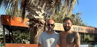 Galatasaraylı Kerem Demirbay, Kuşadası'nda Tatil Yapıyor