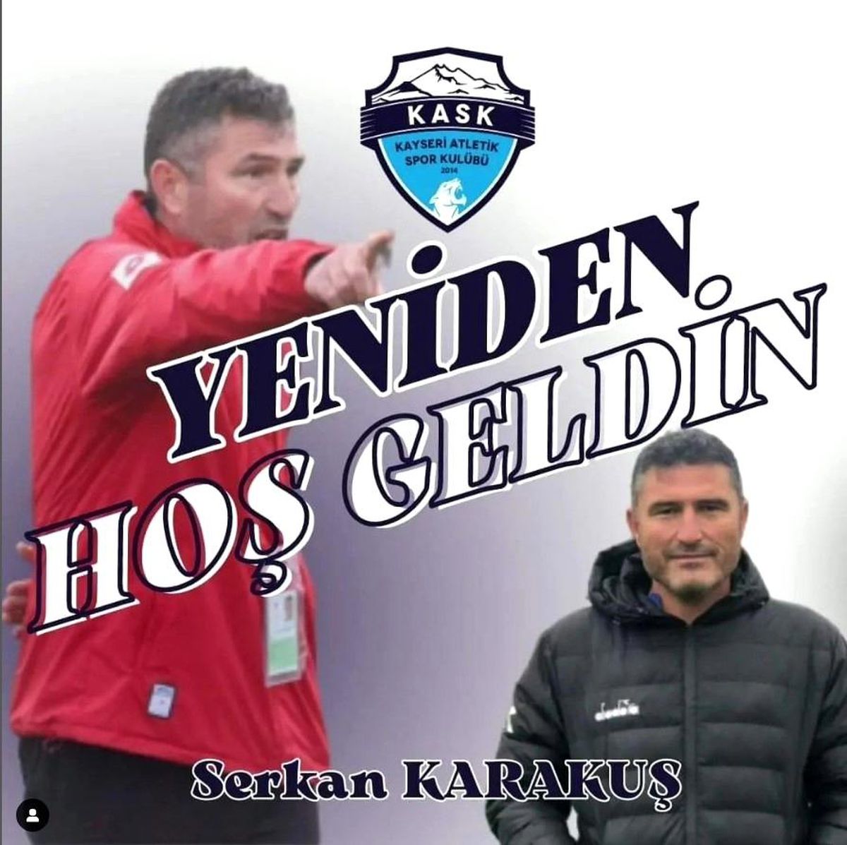 Kayseri Atletikspor, antrenör Serkan Karakuş ile yeni sezon için yeniden anlaştı