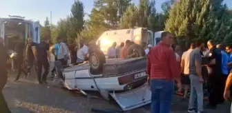 Adıyaman'da Otomobil Takla Attı: 2 Kişi Yaralandı