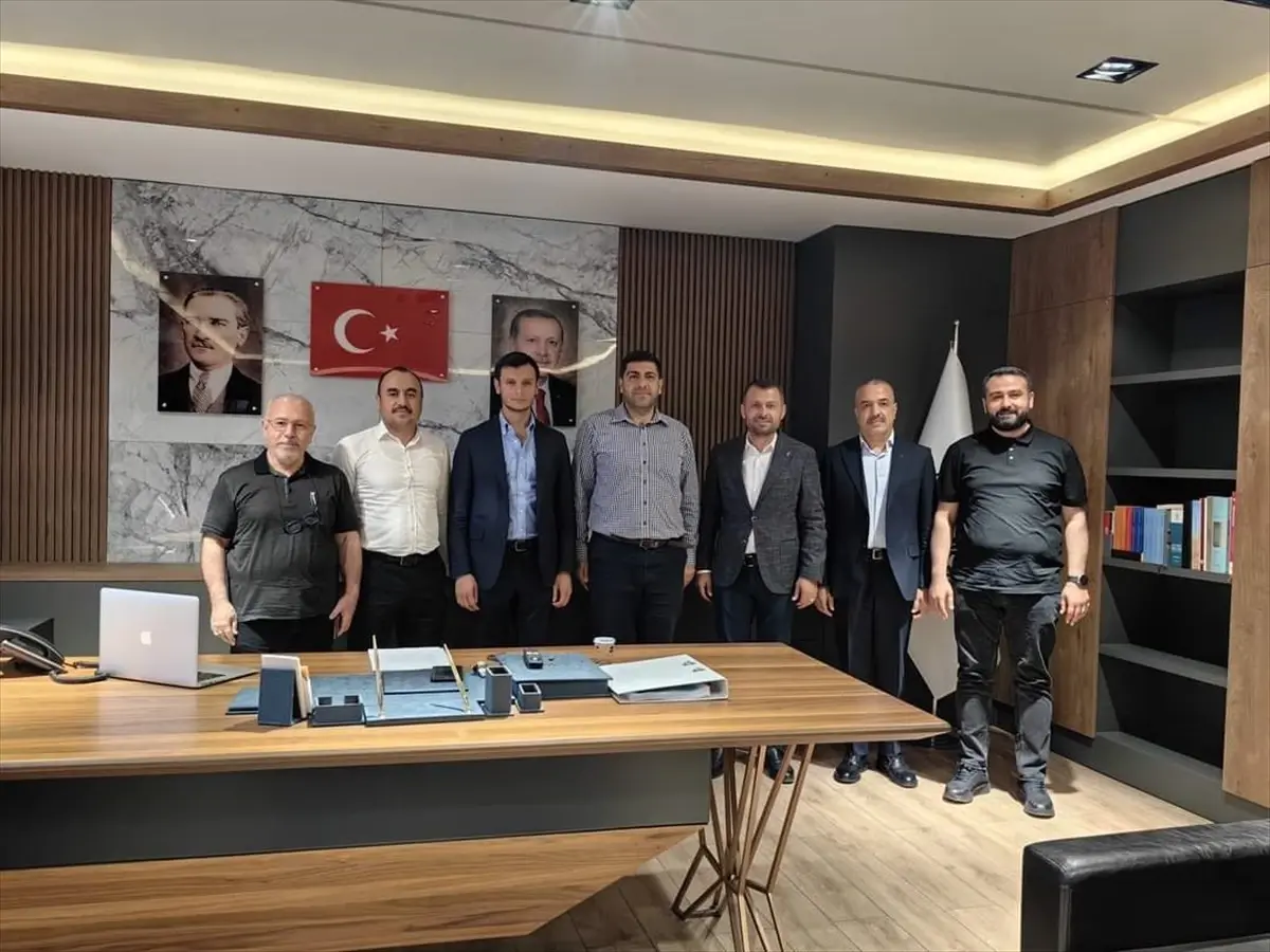 AK Parti Mardin İl Başkanlığı'na atanan Mehmet Uncu'ya ziyaret