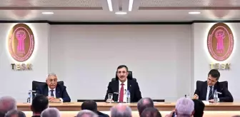 Cumhurbaşkanı Yardımcısı ve Strateji ve Bütçe Başkanı TESK'i Ziyaret Etti