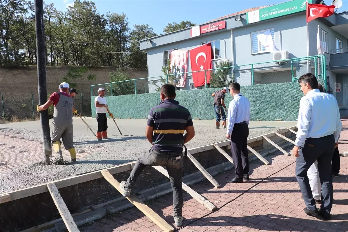 Havza Spor Kompleksi Antrenman Salonu İnşaatına Başlandı