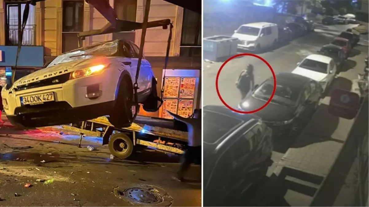 Hızla gelen cip ortalığı birbirine kattı! Önce 4 araca sonra yayaya çarptı