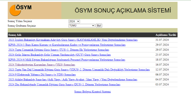 SON DAKİKA: YKS 2024 TERCİH SONUÇLARI AÇIKLANDI MI? 12 Ağustos YKS üniversite yerleştirme sonuçları sorgulama (sonuc.osym.gov.tr)