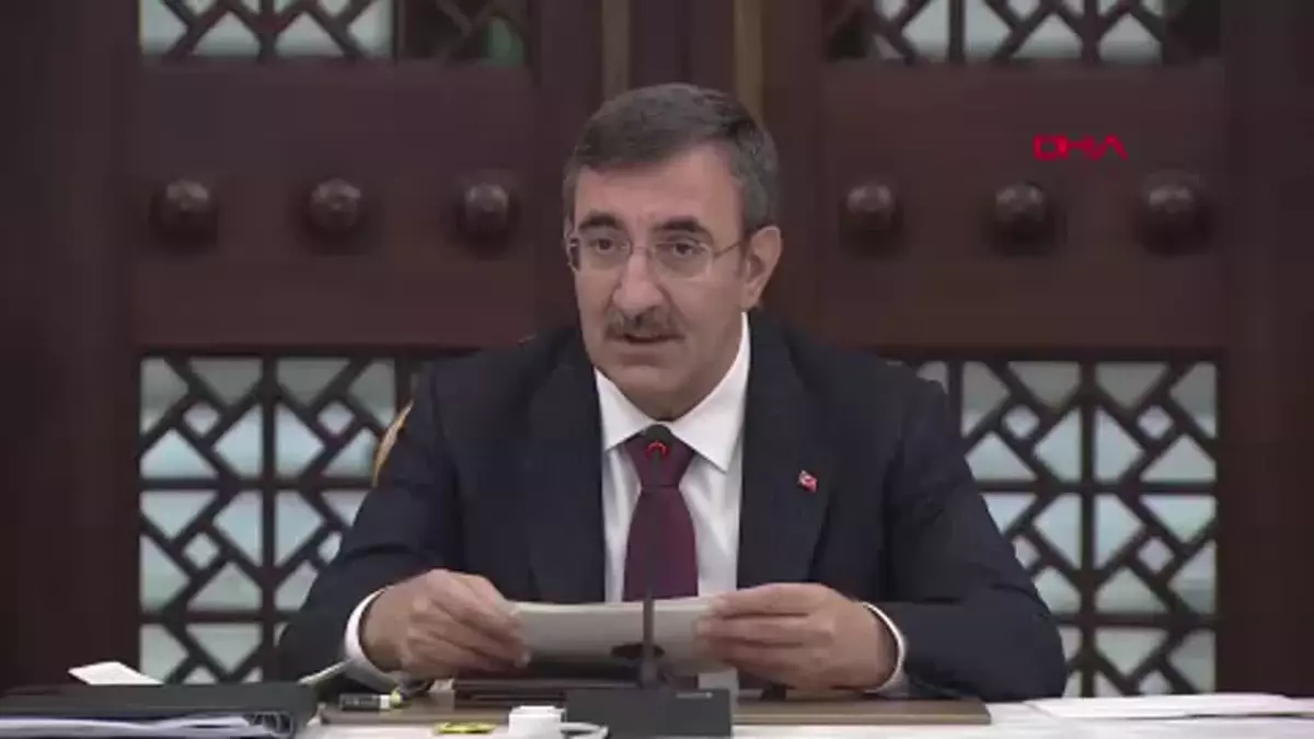 Cumhurbaşkanı Yardımcısı Yılmaz, Yatırım Ortamını İyileştirme Koordinasyon Kurulu Toplantısı'nda konuştu