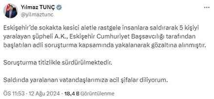 Eskişehir'de kasklı, hücum yelekli ve baltalı saldırgan çay bahçesinde önüne geleni bıçaklayıp canlı yayın açtı