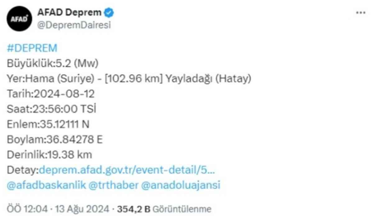 Gaziantep'te deprem mi oldu, kaç şiddetinde? 13 Ağustos Gaziantep'te nerede deprem oldu? Gaziantep'te deprem mi oldu, kaç şiddetinde? 13 Ağustos Gaziantep'te nerede deprem oldu?