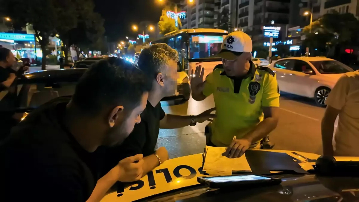 Alkollü sürücü polise direndi