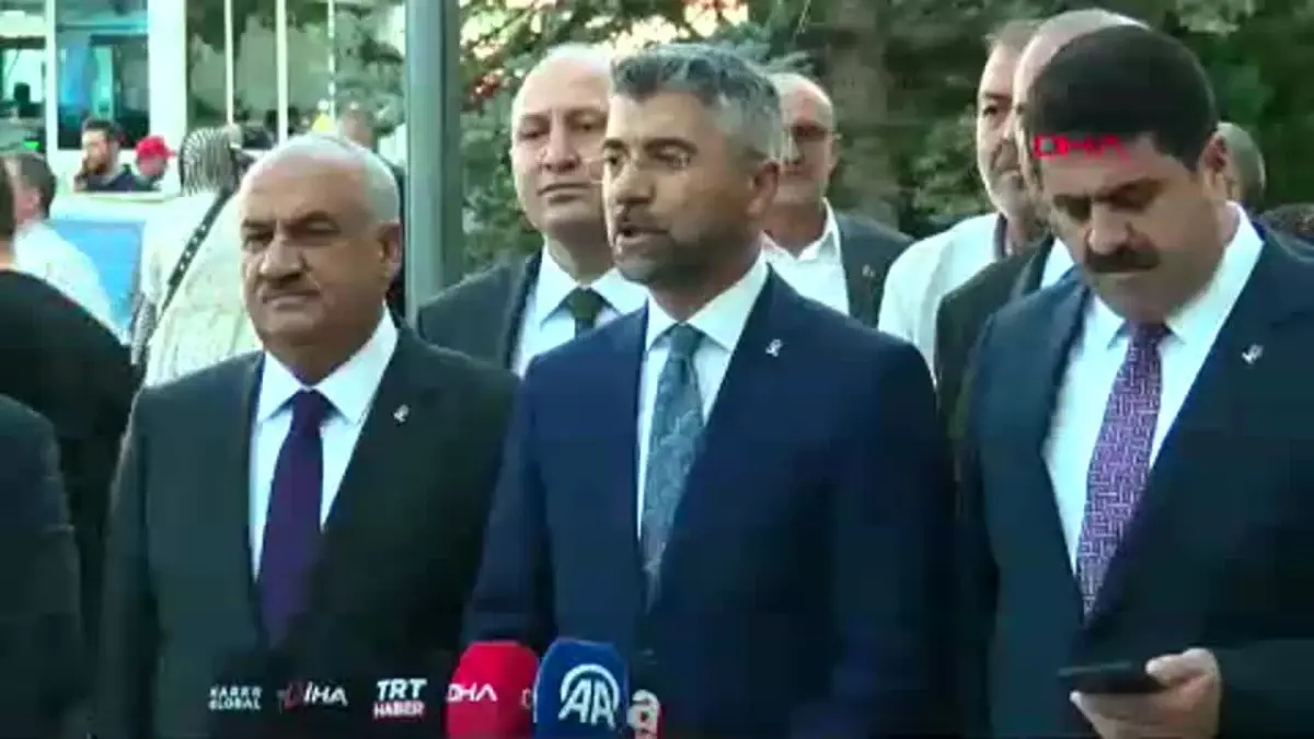 AK Parti'nin 23'üncü Kuruluş Yıldönümü'nde partiye katılan üyeler açıklama yaptı