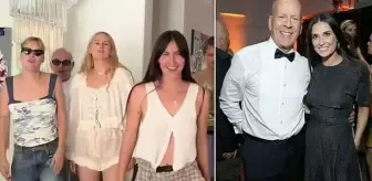 Demi Moore ve Bruce Willis'in kızlarından kendilerine 'çirkin' ve 'babalarının klonları' diyen trollere sert yanıt