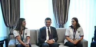 İmamoğlu, 2024 Paris Olimpiyatları'nda bronz madalya kazanan sporcuları ağırladı