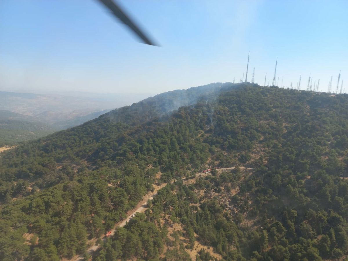 İzmir'deki Orman Yangını 21,5 Saatte Kontrol Altına Alındı