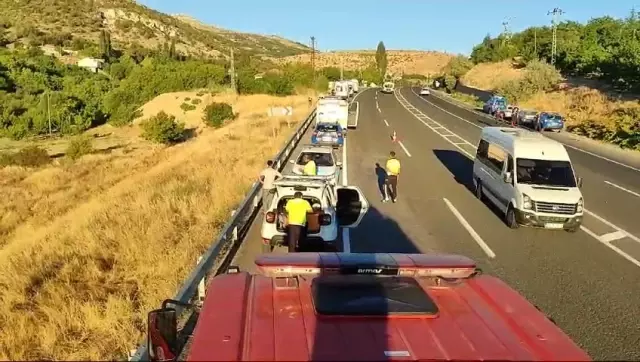 Passenger bus rolled over the cliff in Akçadağ: 3 seriously injured and 11 injured