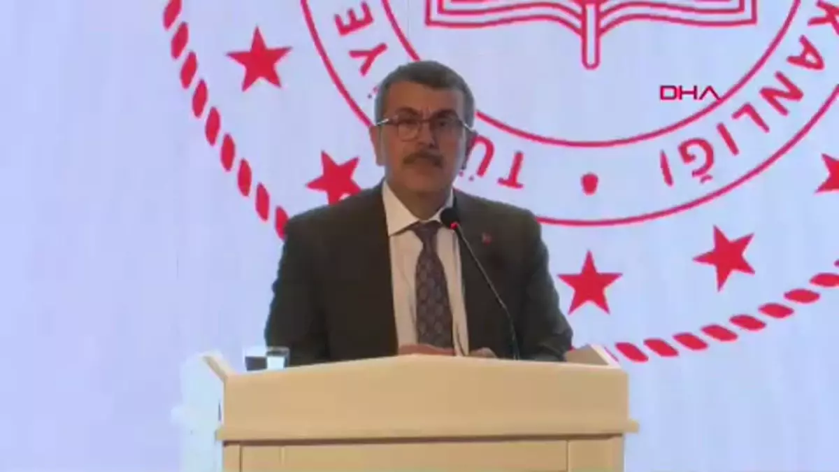 Bakan Tekin, 'Velivizyon' tanıtım programında konuştu