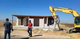 Adıyaman'da Hobi Bahçeleri Yıkılmaya Başlandı