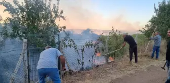 Çorum Alaca'da Çıkan Anız Yangını Tarım Alanında Zarara Yol Açtı