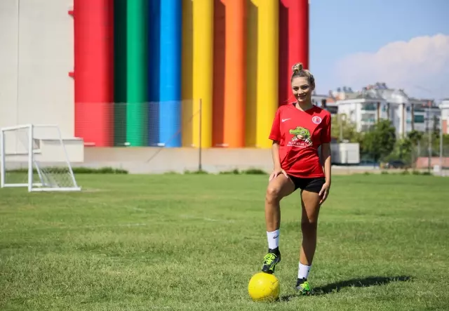 Beauty queen didn't give up her passion for football