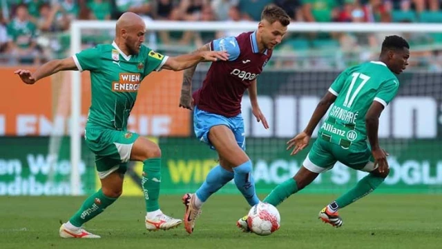 Trabzonspor, who lost 2-0 to Rapid Wien, bid farewell to the UEFA Europa League.