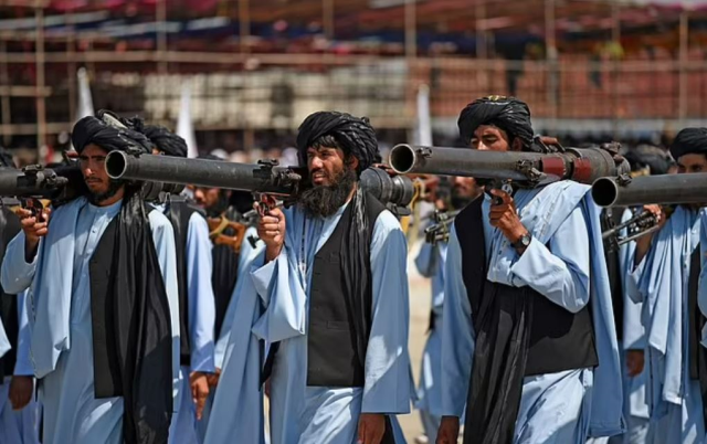 The Taliban administration celebrated the third anniversary of the takeover of Afghanistan by showcasing weapons left by the US