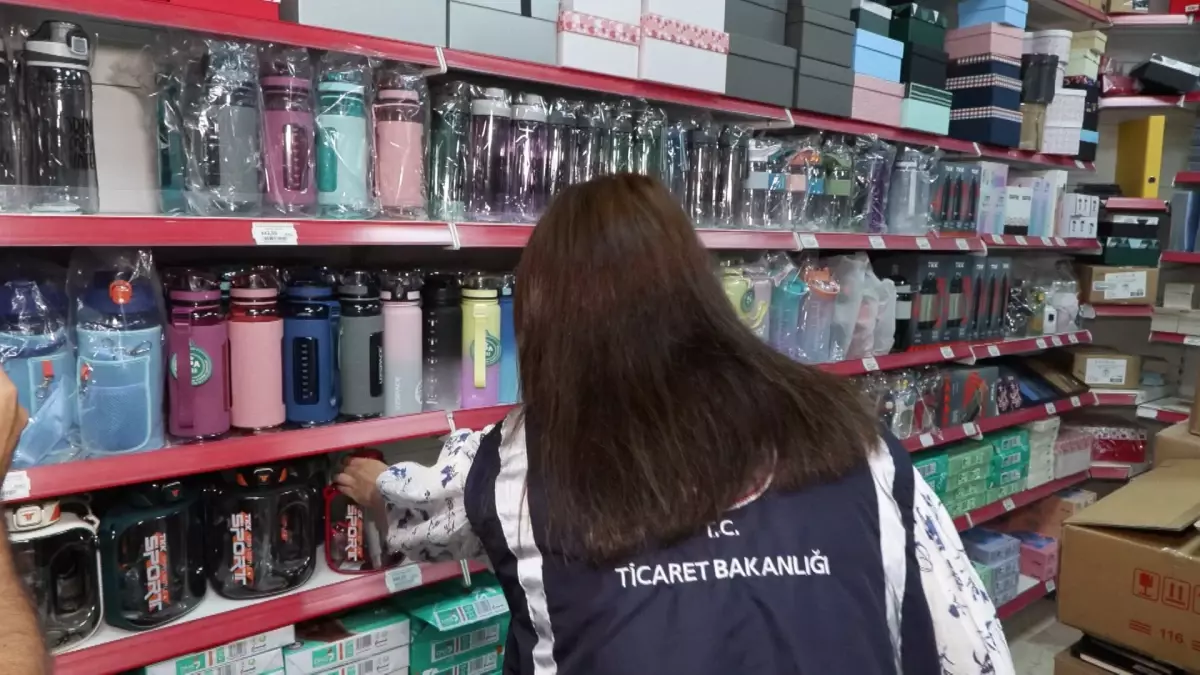 Ticaret Bakanlığı Kırtasiye ve Okul Ürünlerinde Denetim Yaptı