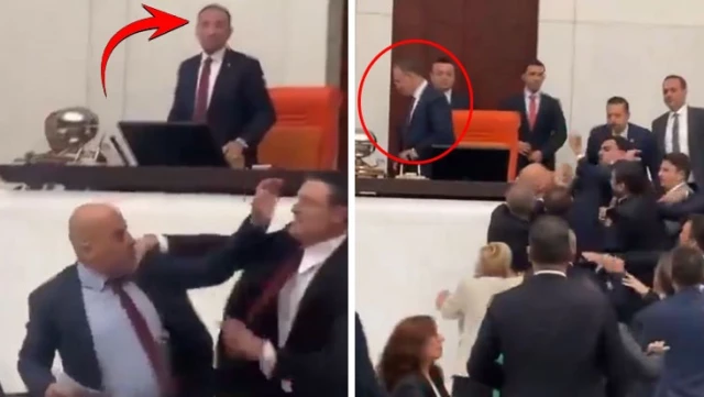 Bekir Bozdağ was the first to leave the session during the fight in the Parliament.