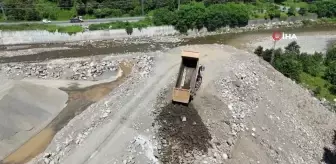 Taş ve mıcır üretim tesisleri köy halkını canından bezdirdi