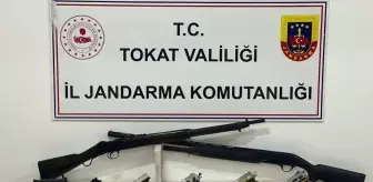 Tokat'ta silah ve uyuşturucu operasyonunda 4 şüpheli tutuklandı