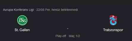 Trabzonspor St. Gallen maçı ne zaman, saat kaçta, hangi kanalda?