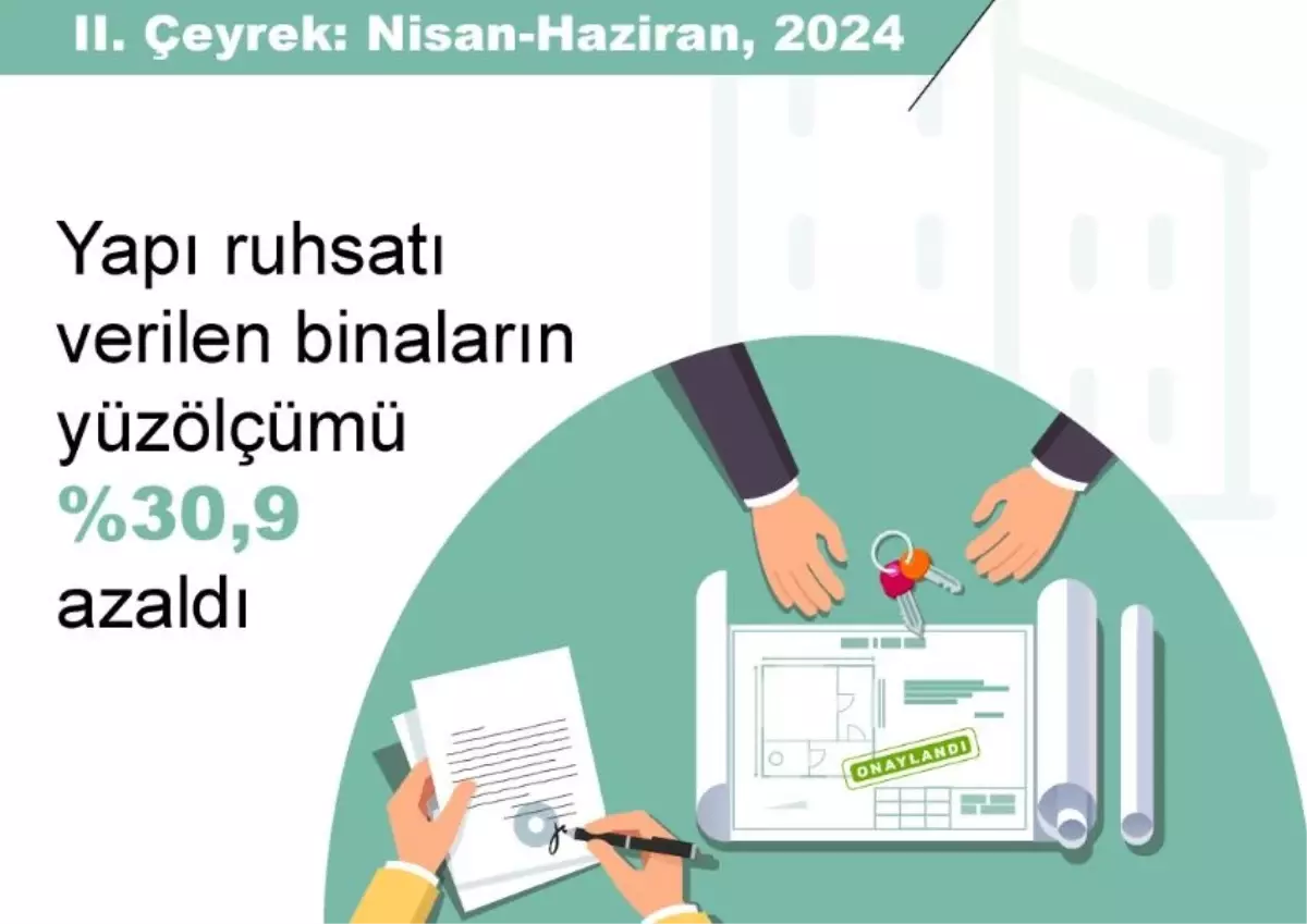 Yapı Ruhsatı Verilen Bina Sayısı ve Yüz Ölçümü Azaldı