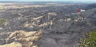 Tarihi Gelibolu Yarımadası'ndaki yangın sonrası soğutma çalışmaları devam ediyor