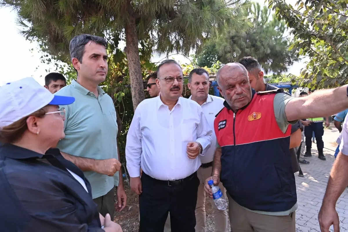 Aydın'da çıkan yangınlar nedeniyle 200 vatandaş tahliye edildi