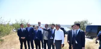 Edirne Valisi Yunus Sezer, Uzunköprü'de Atatürk OSB Alanını İnceledi