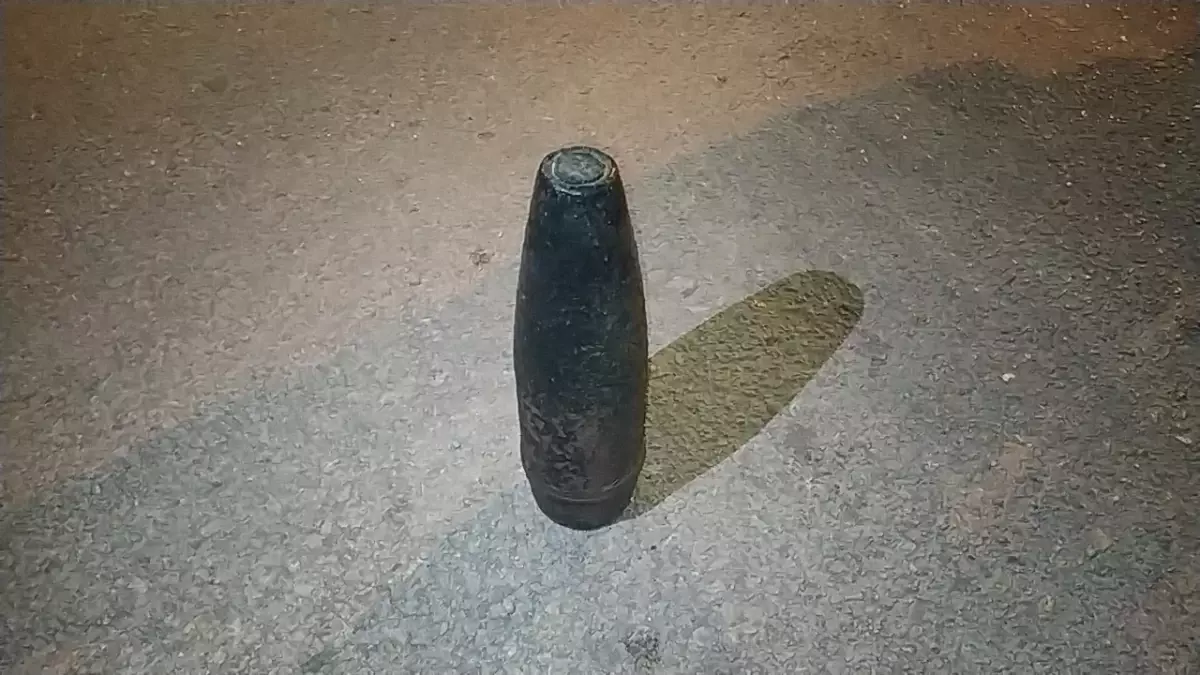 Bursa'da 1. Dünya Savaşı'ndan kalan patlamamış mühimmat bulundu
