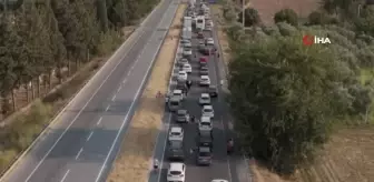 Muğla'da çıkan orman yangınları nedeniyle Çine-Yatağan arası trafiğe kapatıldı