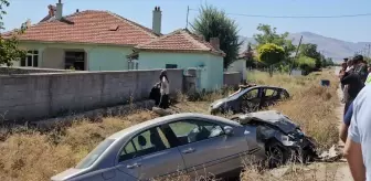 Konya'da yabancı plakalı otomobille kaza: 1 yaralı