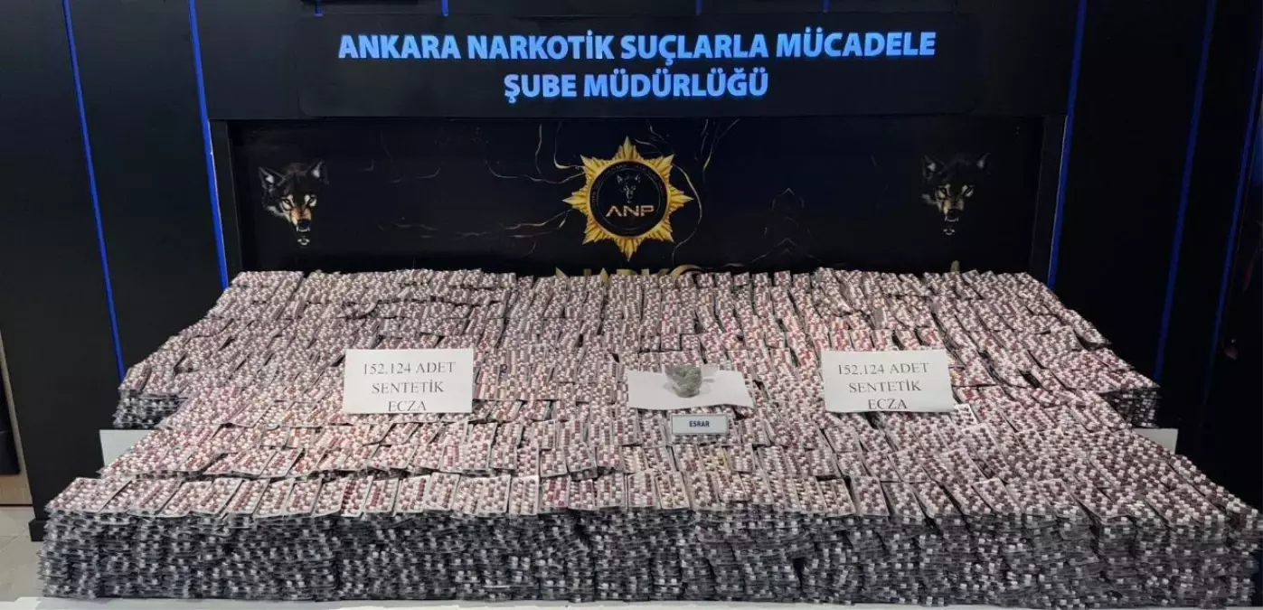 Ankara'da Narkotik Operasyonunda 5 Şüpheli Gözaltına Alındı