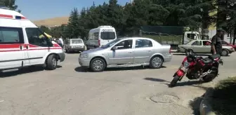 Isparta'da otomobil ile motosiklet çarpıştı: 1 yaralı