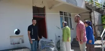 Tokat'ın Başçiftlik ilçesinde belediye tekerlekli sandalye yardımı